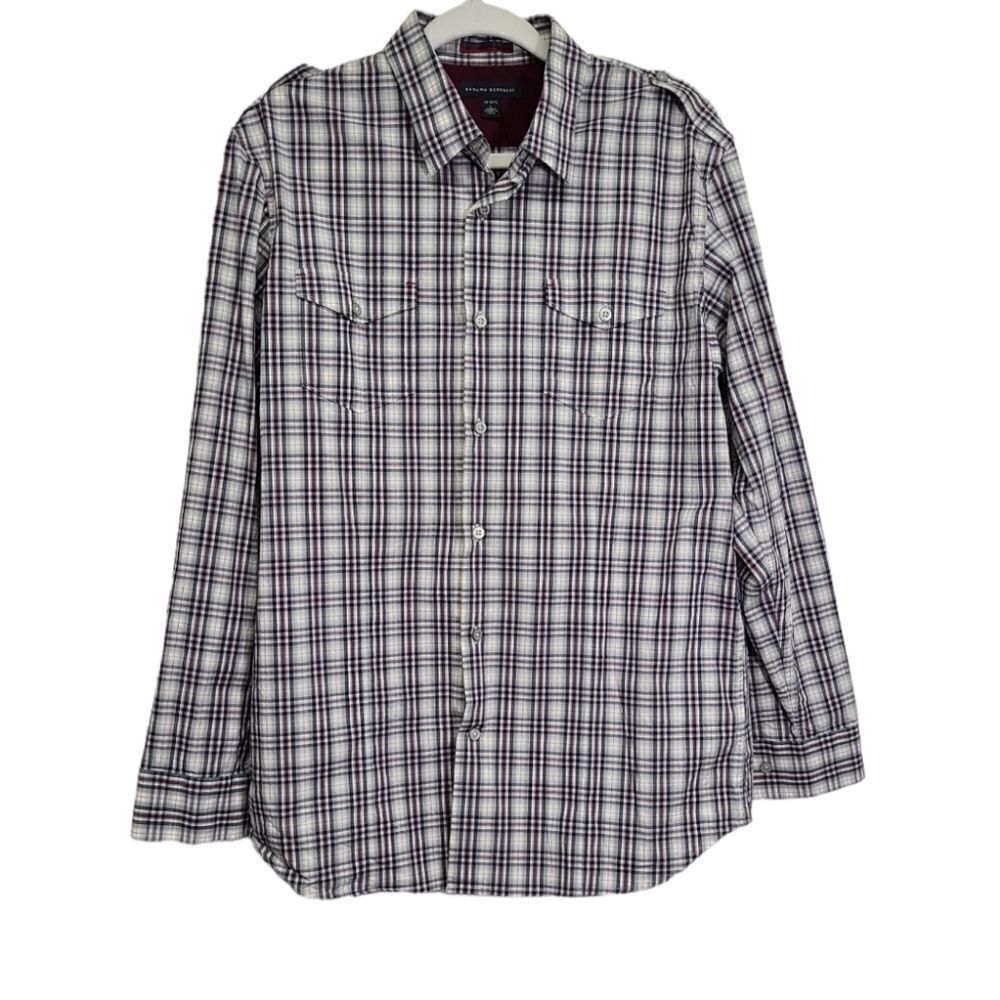 Banana Republic‎ Men's Button Down Shirt Size Large